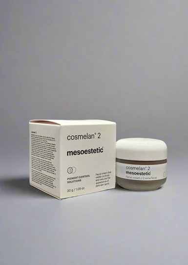 Cosmelan 2 – Target Pigmentation with Proven Results Uneven skin tone, stubborn pigmentation, or melasma ruining your glow? Cosmelan 2 is your dermatologist-trusted solution to regain clear, even-toned skin. This advanced depigmenting cream is part of the world-renowned Cosmelan method and is specially formulated to target excess melanin production — the root cause of dark spots, post-inflammatory hyperpigmentation, and melasma. Whether your discoloration is due to sun exposure, acne, or hormonal changes, Cosmelan 2 helps fade it gently yet effectively. Its powerful ingredients work deep within the skin to block the enzyme tyrosinase, which is responsible for melanin production. With consistent use, you’ll notice a brighter, smoother, and more radiant complexion — without harsh side effects. Ideal for use post-Cosmelan peel treatment or as a standalone maintenance cream, it’s suitable for all skin types under professional guidance.