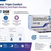 Dual Power. Complete Relief. ADKAT DSR Capsules combine the strength of Rabeprazole Sodium (Enteric Coated) and Domperidone (Sustained Release) to provide effective relief from acidity and gastric discomfort. ✔ Reduces acid secretion ✔ Improves gastric motility ✔ Relieves nausea & bloating ✔ Long-lasting comfort